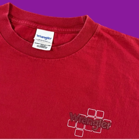 Y2K Wrangler cowboy graphic t-shirt - Picture 4 of 4